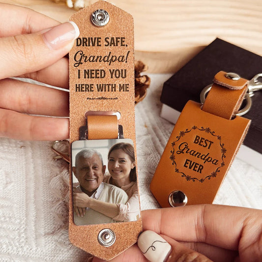 Family - Drive Safe I Need You Here With Me - Personalized Keychain - The Next Custom Gift