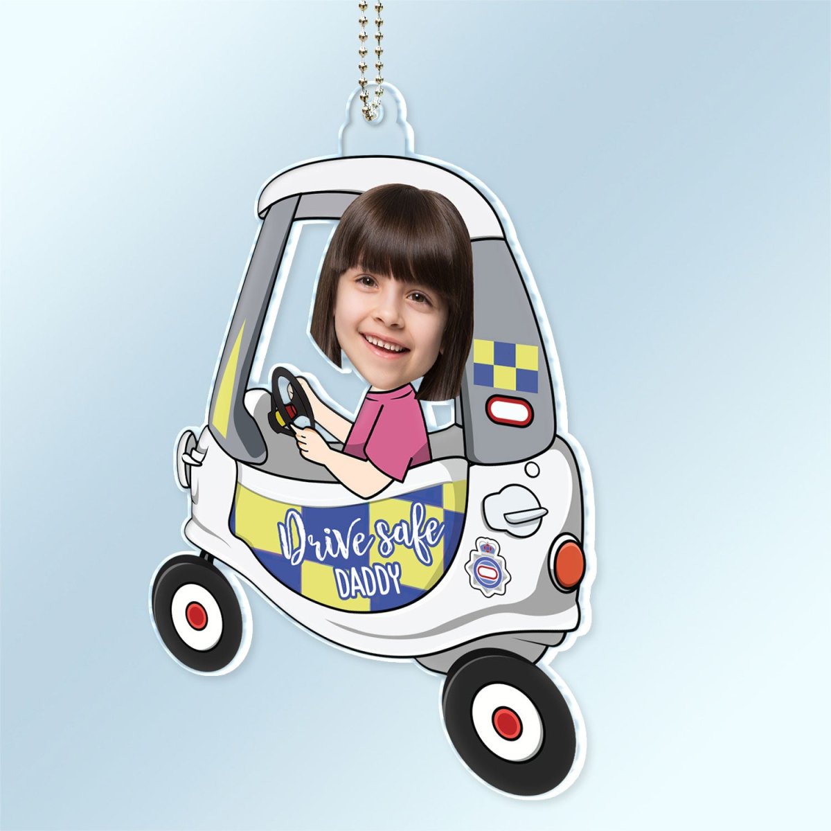 Family - Drive Safe - Personalized Acrylic Car Hanger (LH) - The Next Custom Gift