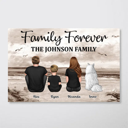 Family - Family Forever - Personalized Poster - The Next Custom Gift