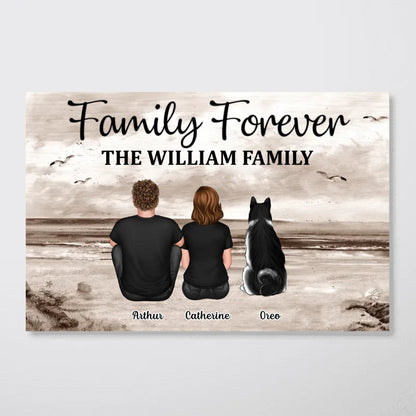 Family - Family Forever - Personalized Poster - The Next Custom Gift