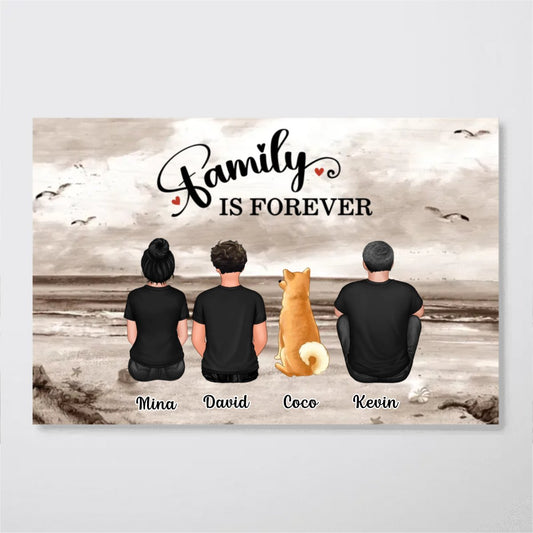 Family - Family Is Forever - Personalized Poster - The Next Custom Gift