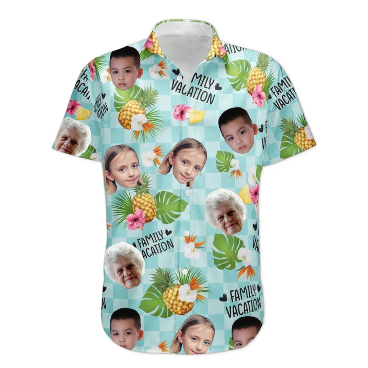 Family - Family Vacation - Personalized Photo Hawaiian Shirt - The Next Custom Gift