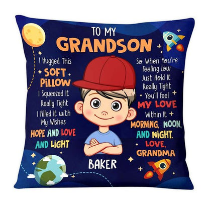 Family - Gift For Granddaughter Hug This Pillow - Personalized Pillow - The Next Custom Gift