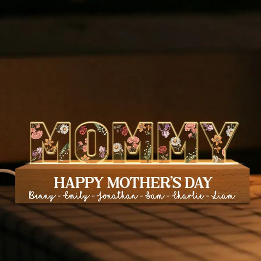 Family - Happy Mother's Day - Personalized LED Night Light - The Next Custom Gift