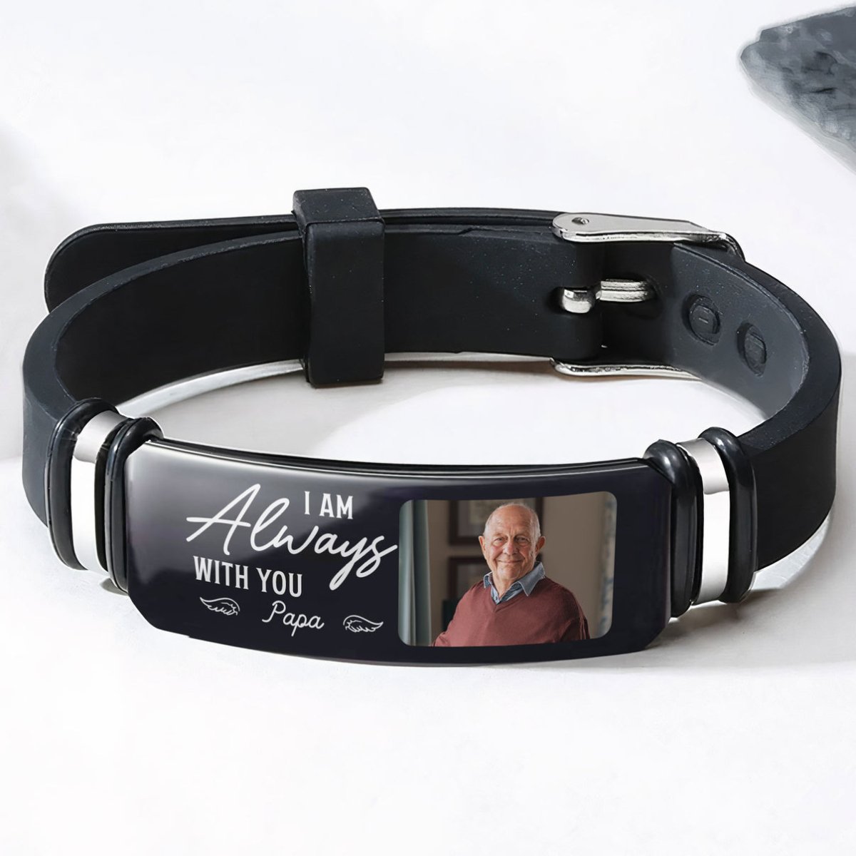 Family - I Am Always With You Memorial Sympathy Gift - Personalized Bracelet - The Next Custom Gift