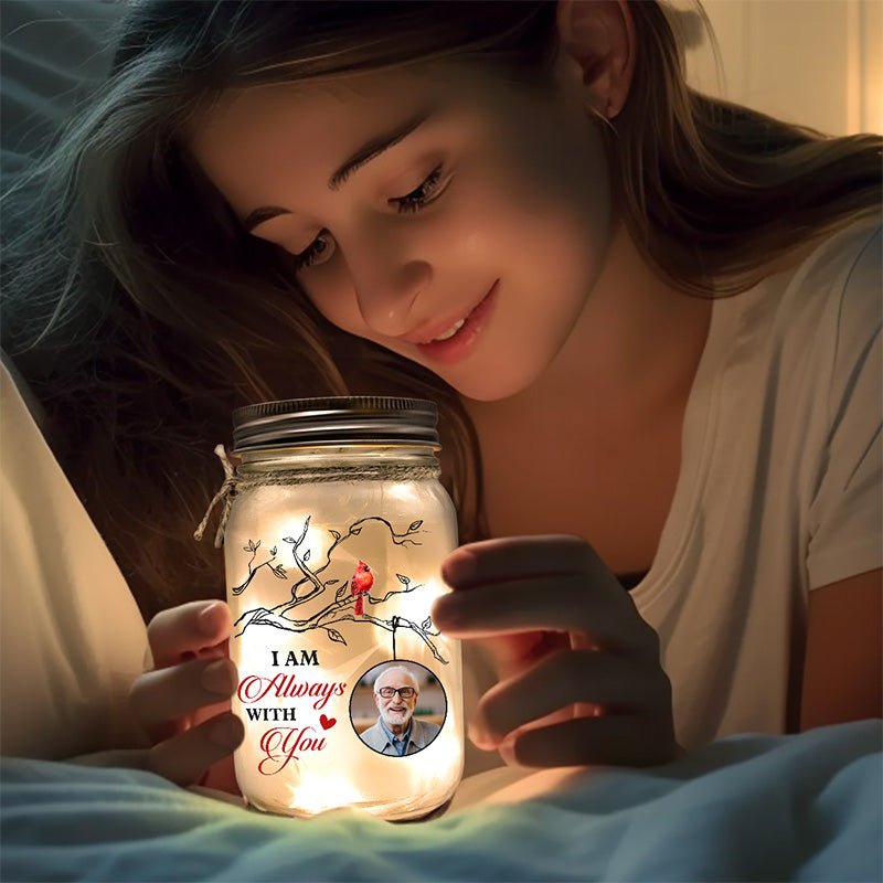 Family - I Am Always With You - Personalized Jar Light - The Next Custom Gift