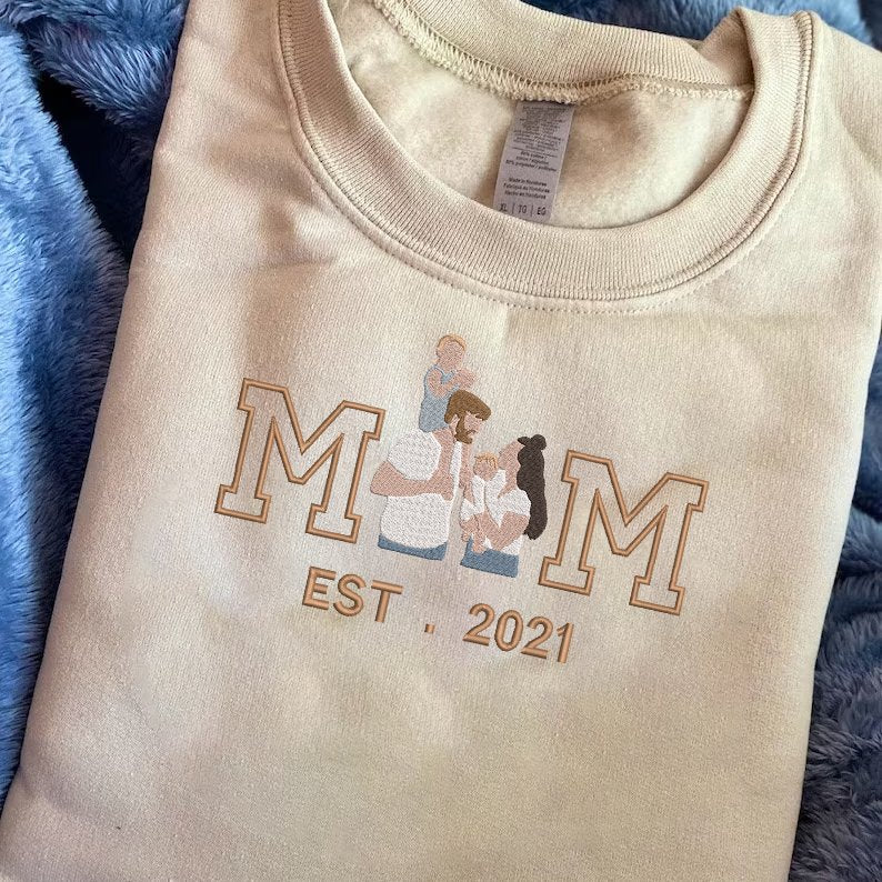 Family - Mother's Day Upload Photo - Personalized Unisex T - Shirt, Hoodie , Sweatshirt - The Next Custom Gift