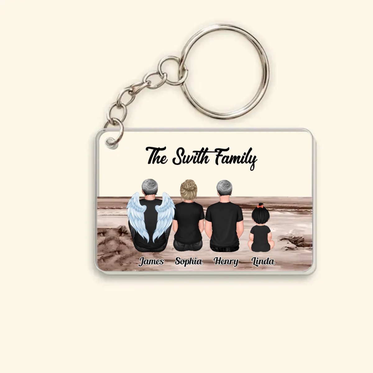 Family - Our Family - Personalized Acrylic Keychain (TL) - The Next Custom Gift
