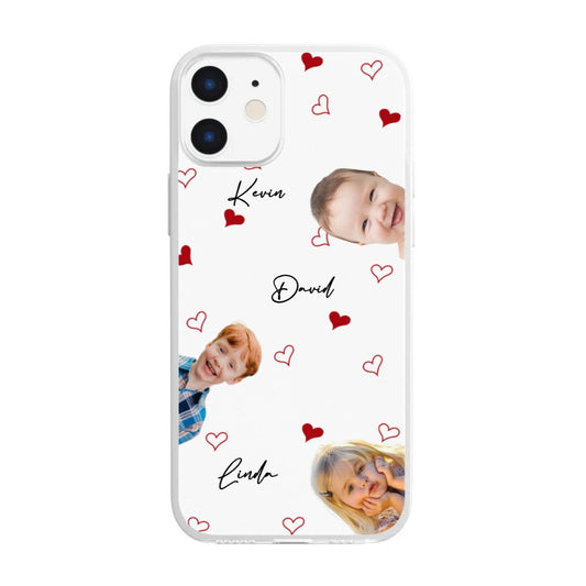 Family - Peek - A - Boo Kids Family Friend Custom Image - Personalized Phone Case - The Next Custom Gift
