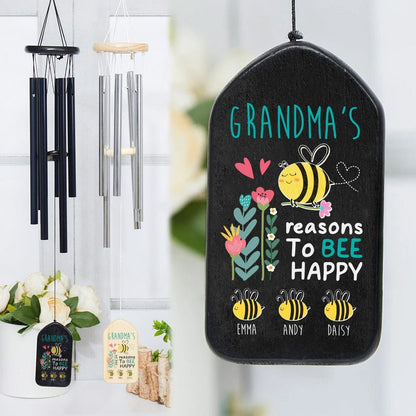 Family - Reason To Be Happy - Personalized Wind Chimes - The Next Custom Gift
