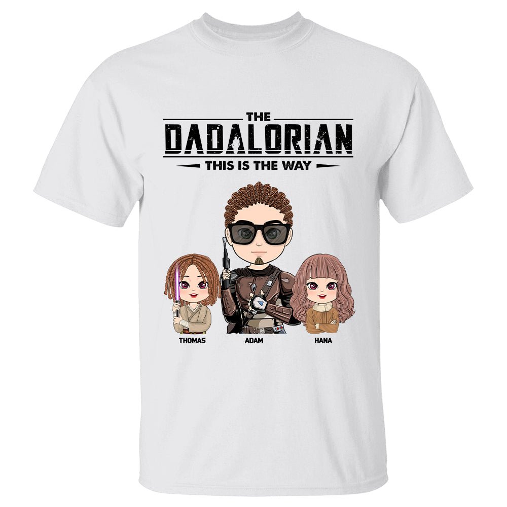 Family - The Dadalorian This Is The Way - Personalized Unisex T - shirt, Hoodie, Sweatshirt - The Next Custom Gift