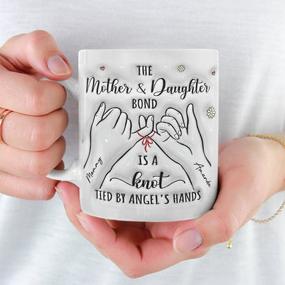 Family - The Mother And Daughter Bond Is A Knot Tied - Personalized Mug - The Next Custom Gift