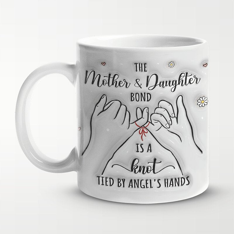 Family - The Mother And Daughter Bond Is A Knot Tied - Personalized Mug - The Next Custom Gift
