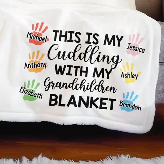 Family - Think Of This Blanket As A Hug - Personalized Blanket (BU) - The Next Custom Gift