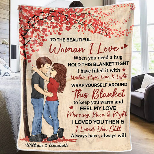 Family - Wrap Yourself Around This Blanket To Keep You Warm - Personalized Blanket - The Next Custom Gift
