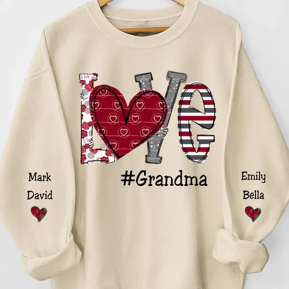 Famiy - First My Grandma Forever My Friend - Personalized Sweatshirt - The Next Custom Gift