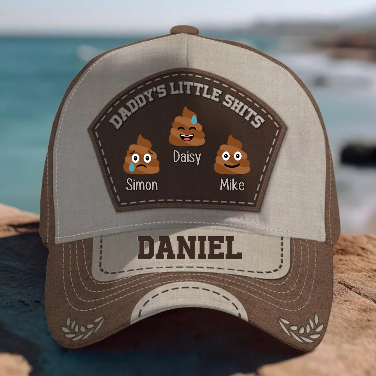Father - Daddy's Little Sh*ts - Personalized Classic Cap (LH) - The Next Custom Gift