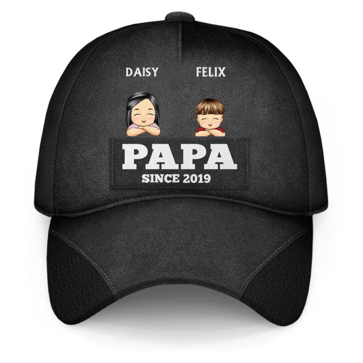 Father - Papa Since - Personalized Classic Cap (LH) - The Next Custom Gift