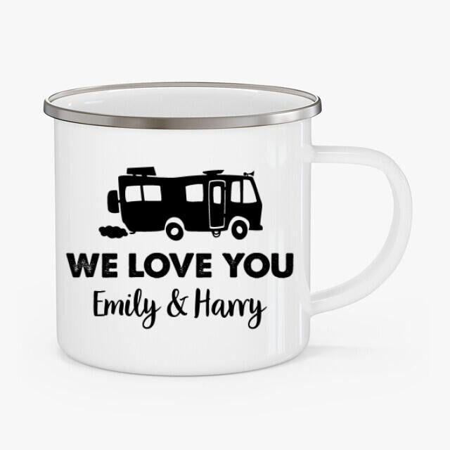 Father's Day - Best Camping Dad Ever - Personalized Camping Mug - The Next Custom Gift