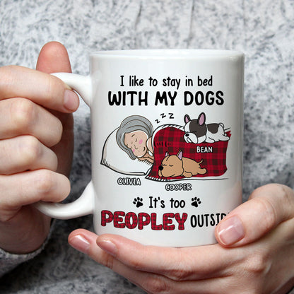 Too Peopley - Personalized Custom Coffee Mug