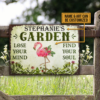 Lose Your Mind Custom Classic Metal Signs, Perfect Gift For Gardener