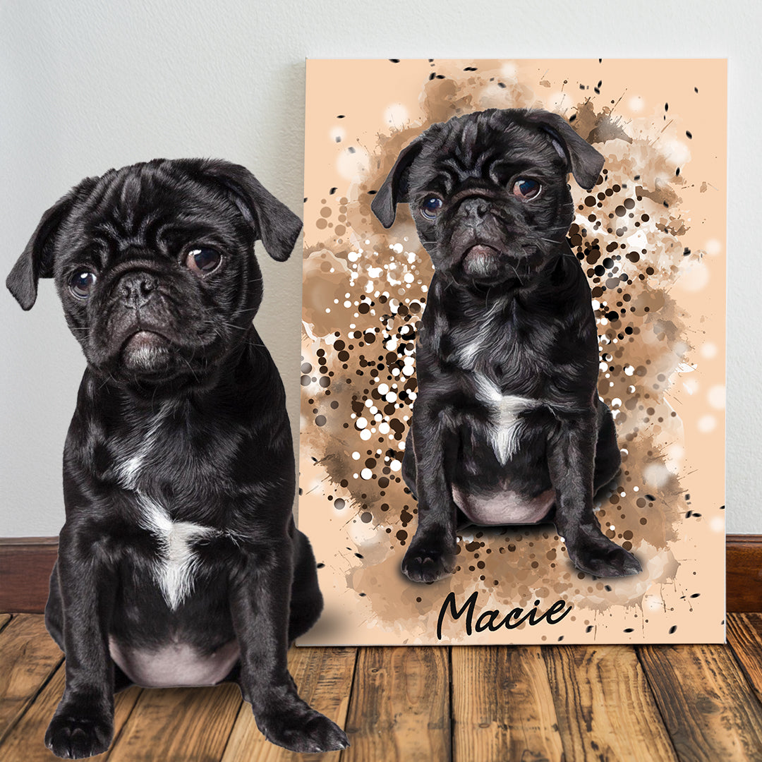 Personalized Pet Art - Canvas