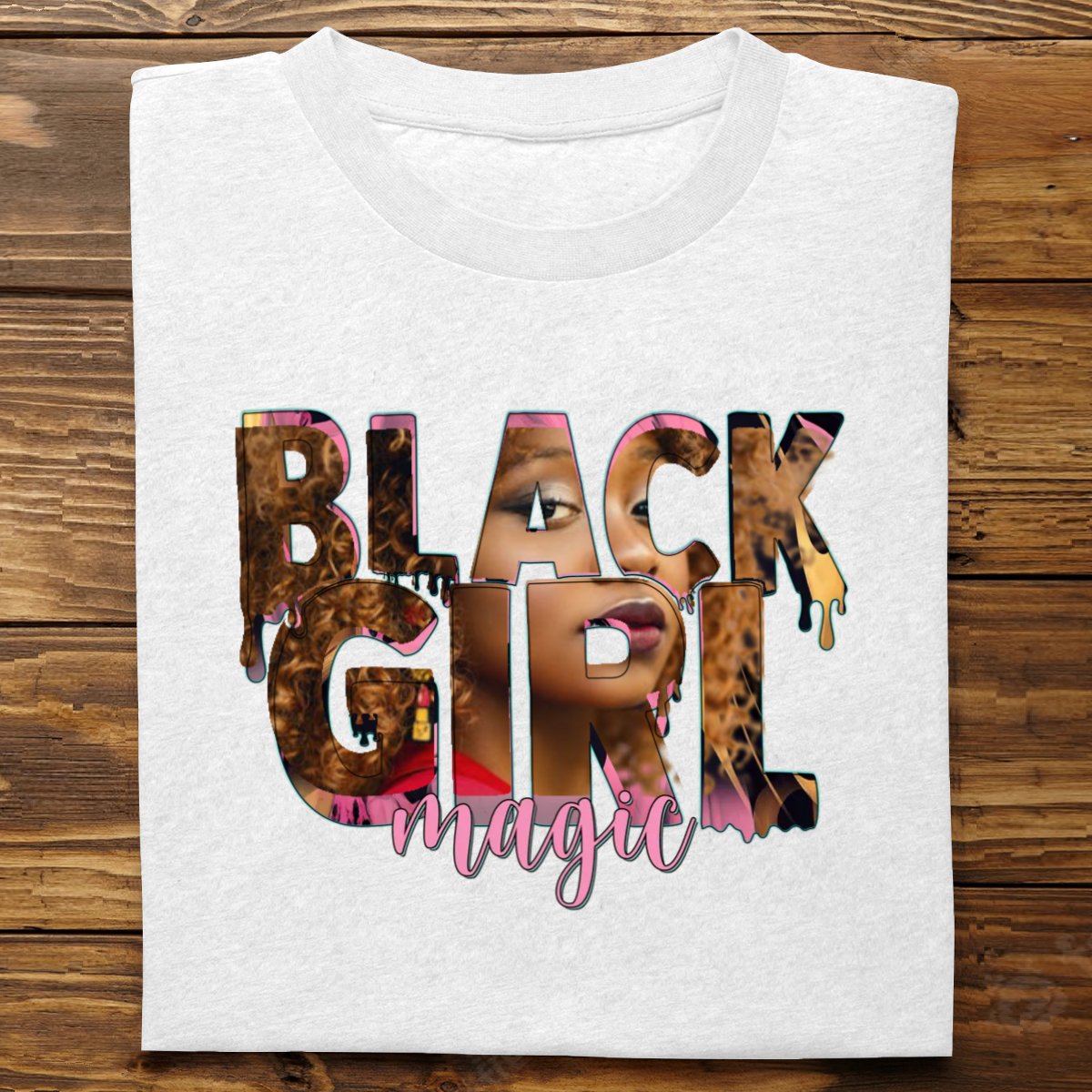 Friends - Black Girl Magic - Personalized T - shirt (LH) - The Next Custom Gift