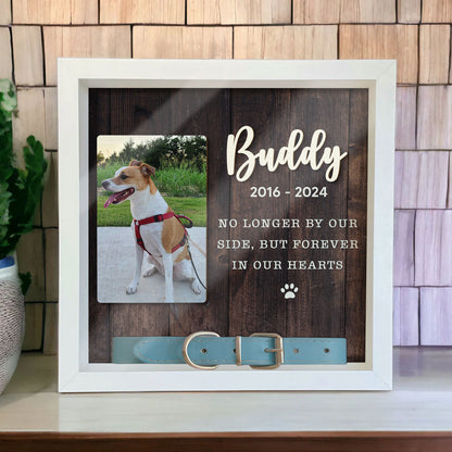 Dog Cat Pet Memorial Sympathy Keepsake Personalized Shadow Box