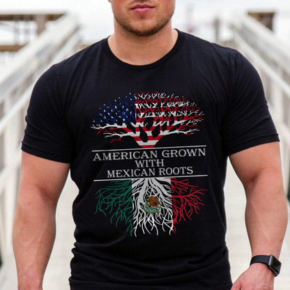 American Grown with Mexican Roots America Shirt