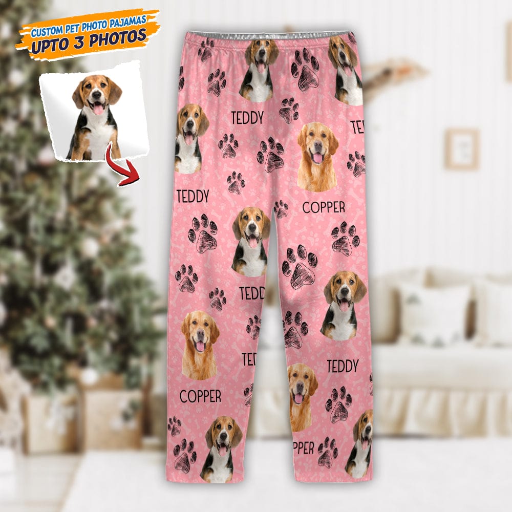 GeckoCustom Custom Pajamas Portrait Photo Dog Cat Gift For Christmas N369 888684