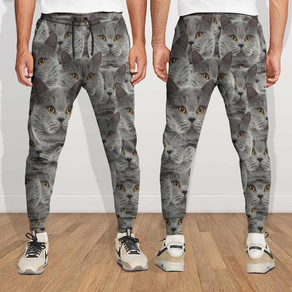 GeckoCustom Customized Sweatpants Upload Photo Dog Cat For Men and Women's N369 888950 120728