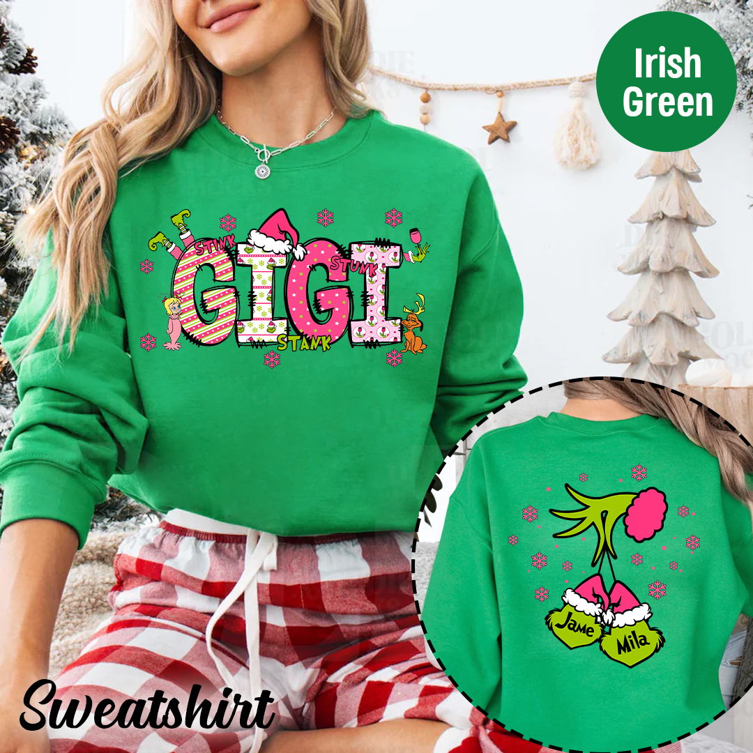 Custom Christmas Gigi Kids Name Christmas 2024