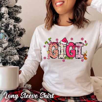 Custom Christmas Gigi Kids Name Christmas 2024