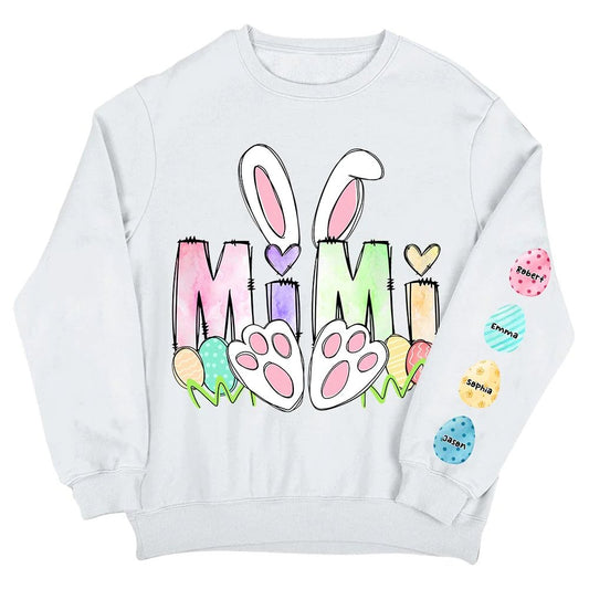Grandma - Easter Rabbit - Personalized Sweatshirt (VT) - The Next Custom Gift