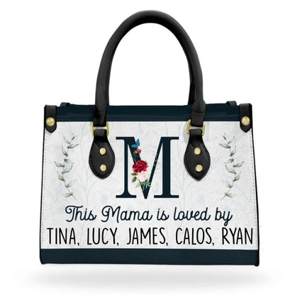 Grandma - This Grandma Is Loved By - Personalized Leather Bag - The Next Custom Gift