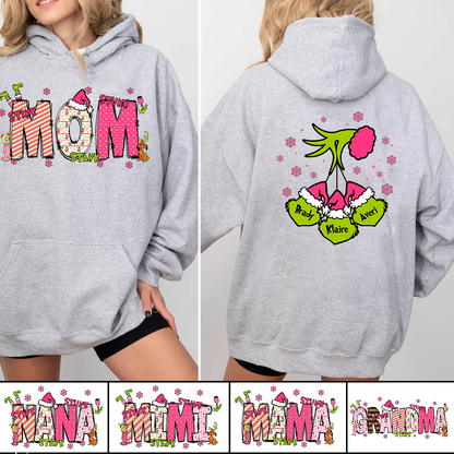 Custom Christmas Mom Mama Kids Name Christmas 2024