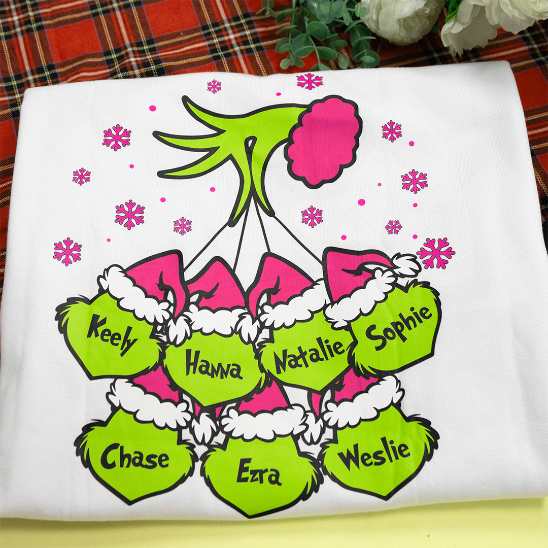 Custom Christmas Mom Mama Kids Name Christmas 2024