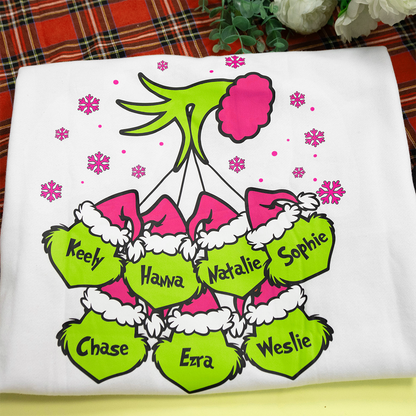 Custom Christmas Mom Mama Kids Name Christmas 2024