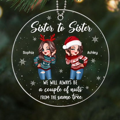 Couple Of Nuts Sisters Best Friend Gift Personalized Acrylic Ornament