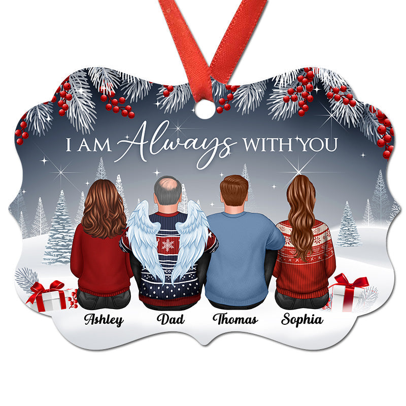 Always With You Memorial Berry Tree Personalized Christmas Ornament