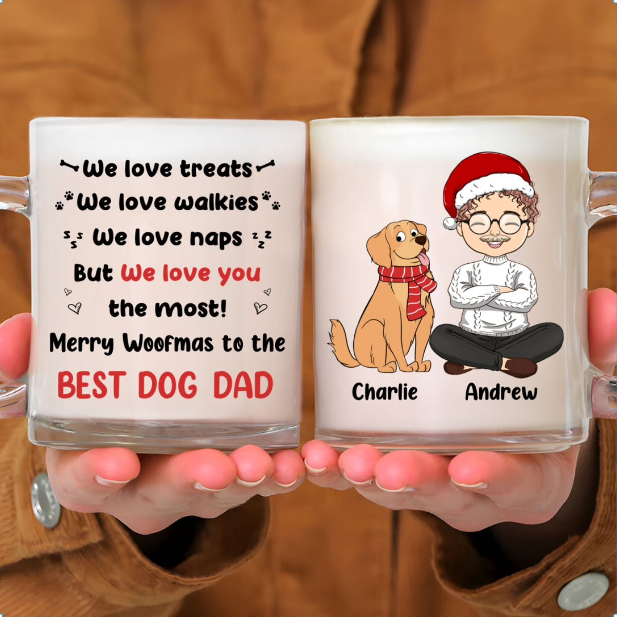 But I Love You The Most - Personalized Custom Glass Mug