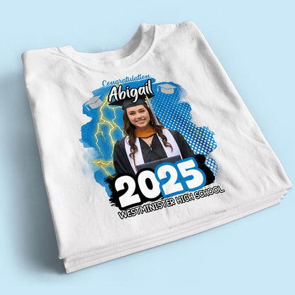 Personalized Congratulations Graduation Family Matching Shirt, Eco-Friendly Print Type, 100% Cotton Shirt