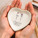 If Besties Were Flowers I'd Pick You - Custom Birth Flower - Personalized Ring Dish