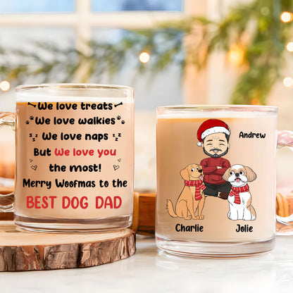 But I Love You The Most - Personalized Custom Glass Mug