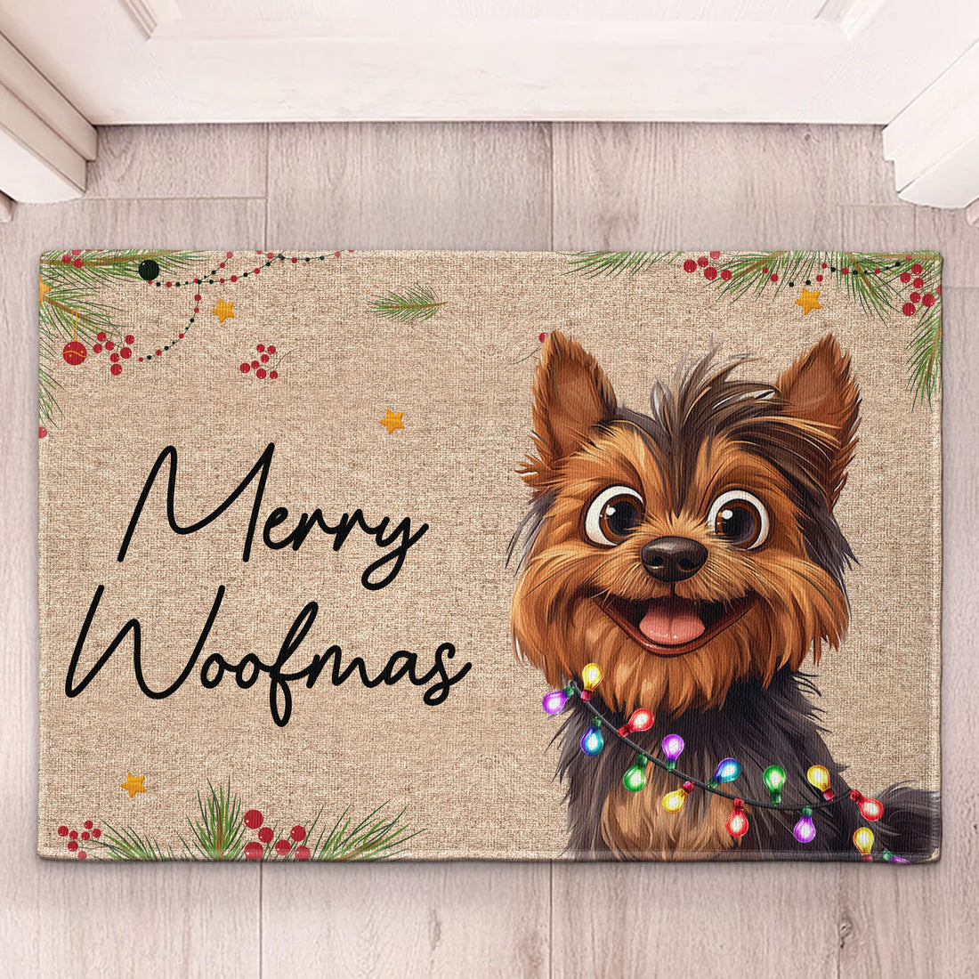 Merry Woofmas - Personalized Doormat
