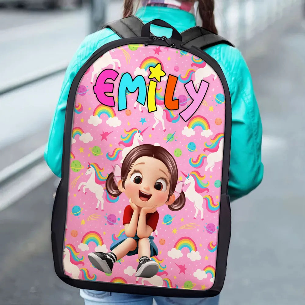 Custom Name Backpack for Kids, Unique Designs for Boys & Girls, Back to School Backpack