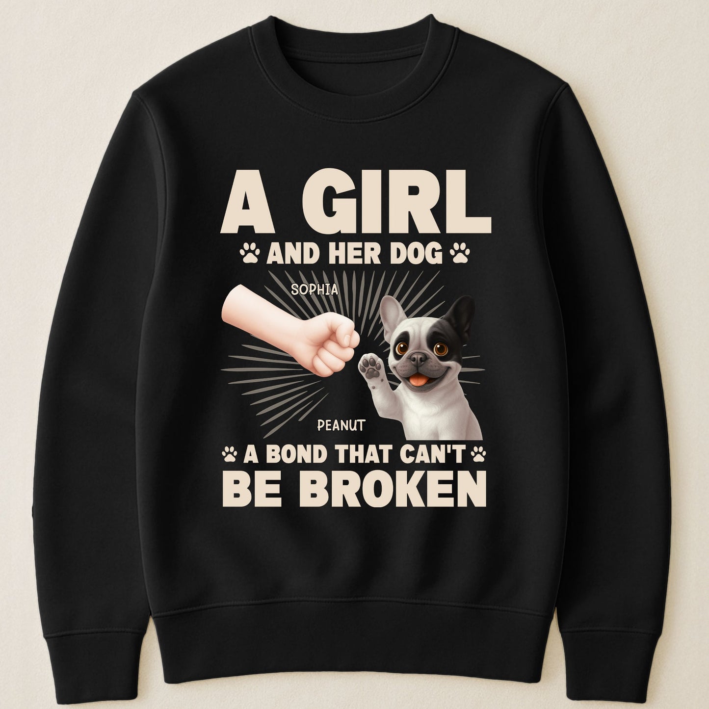 A Girl And Her Dog - A Bond That Can't Be Broken - Personalized Shirt