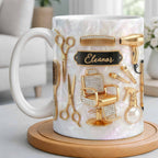 Master of Style, Personalized Coffee Mug, Gift for Hairstylist Lovers