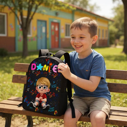 Custom Name Backpack for Kids, Unique Designs for Boys & Girls, Back to School Backpack