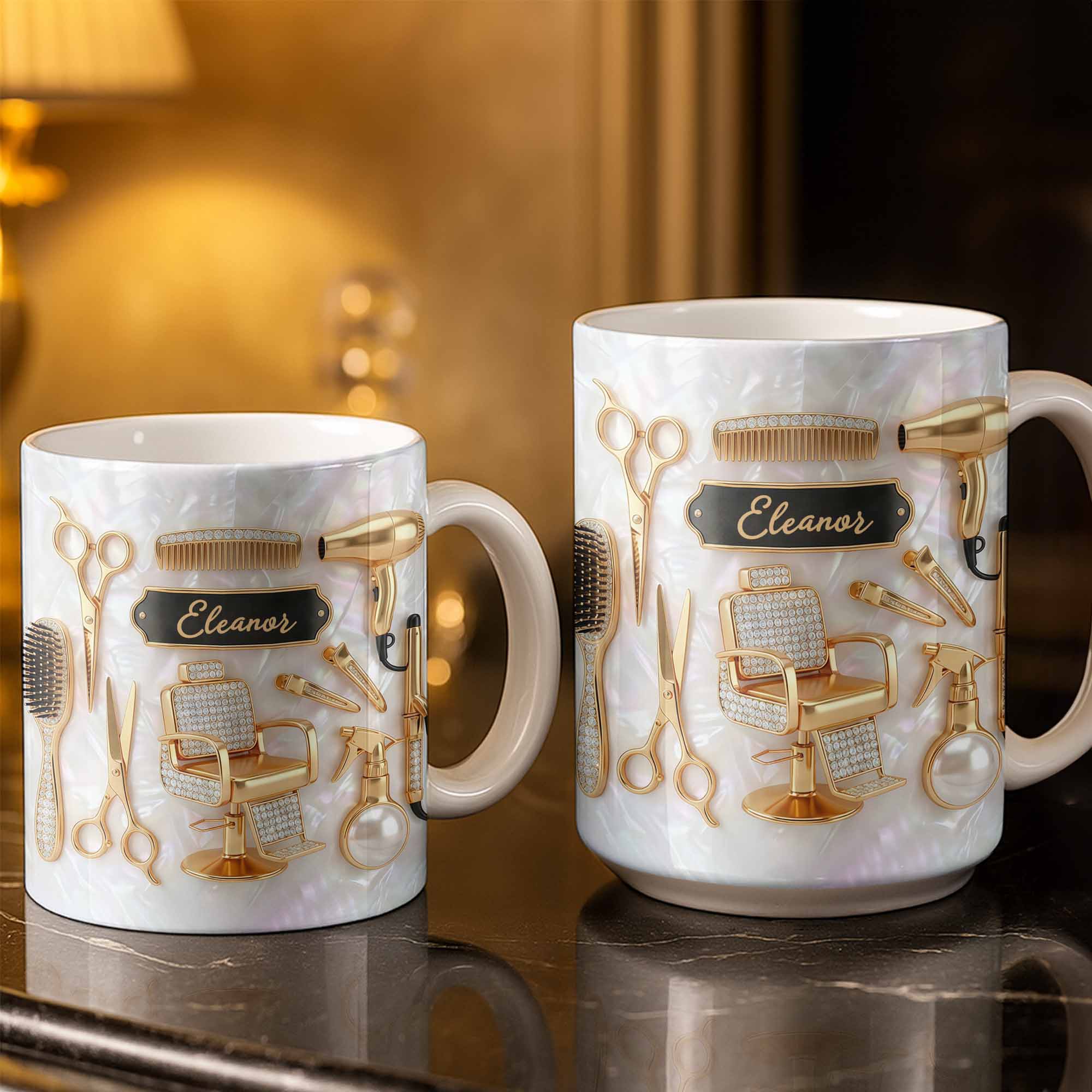 Master of Style, Personalized Coffee Mug, Gift for Hairstylist Lovers